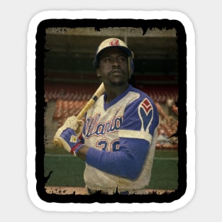 Gary Matthews - Left San Francisco Giants, Signed With Atlanta Braves Sticker